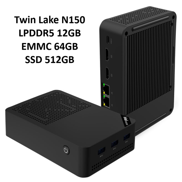 MINI PC SZBOX EX4 12/512GB, N150, DDR5, EMMC 64GB, Win 11 - Фото 1 MINI PC SZBOX EX4 12/512GB, N150, DDR5, EMMC 64GB, Win 11 - изображение 1