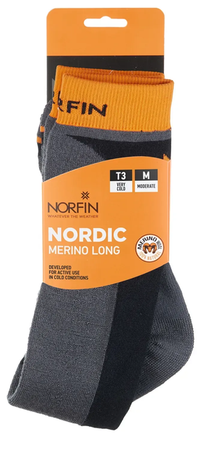 Шкарпетки Norfin T3M Nordic Merino Long 39-41 (304734-02M) - Фото 4 Шкарпетки Norfin T3M Nordic Merino Long 39-41 (304734-02M) - зображення 4