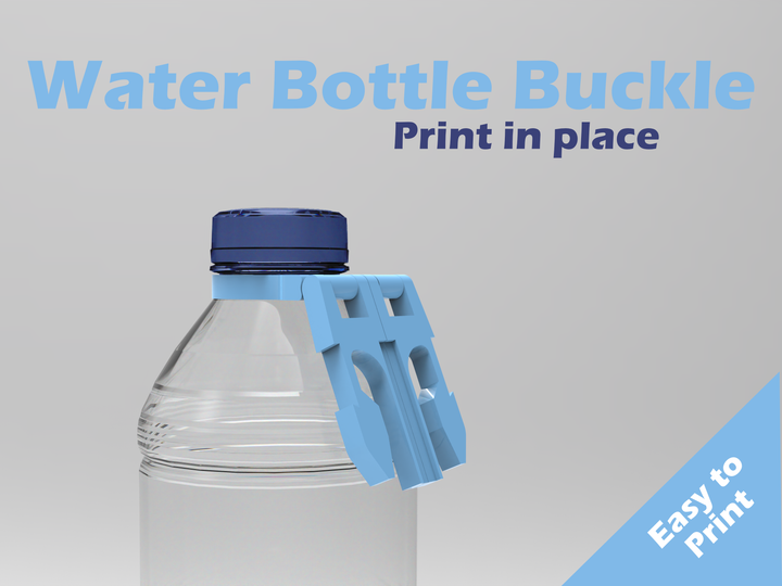 Держатель Для Бутылки Bottle Buckle To Wear Your Water Bottle Синий 6 См 3Д Печать - Фото 1 Держатель Для Бутылки Bottle Buckle To Wear Your Water Bottle Синий 6 См 3Д Печать - изображение 1