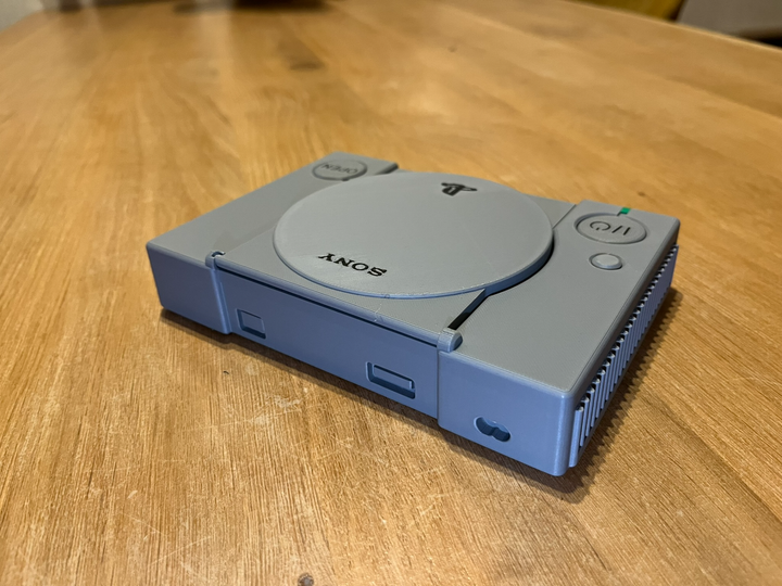 Модель Игровой Приставки PlayStation 1 Console Серый 18 См 3Д Печать - изображение 2