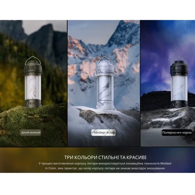Фонарь кемпинговый Fenix CL22R, темно-зеленый - изображение 8