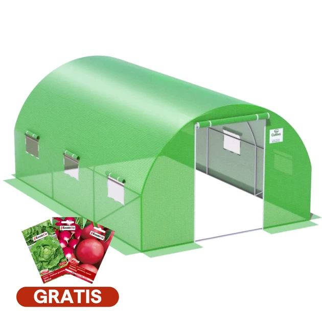 Теплиця Парник Тунель 3x4,5x2 - 13,5 м2 Зелений Focus Garden - изображение 2
