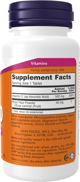 Дієтична добавка Now Foods Вітамін C-500 100 таблеток (733739006707) - зображення 2