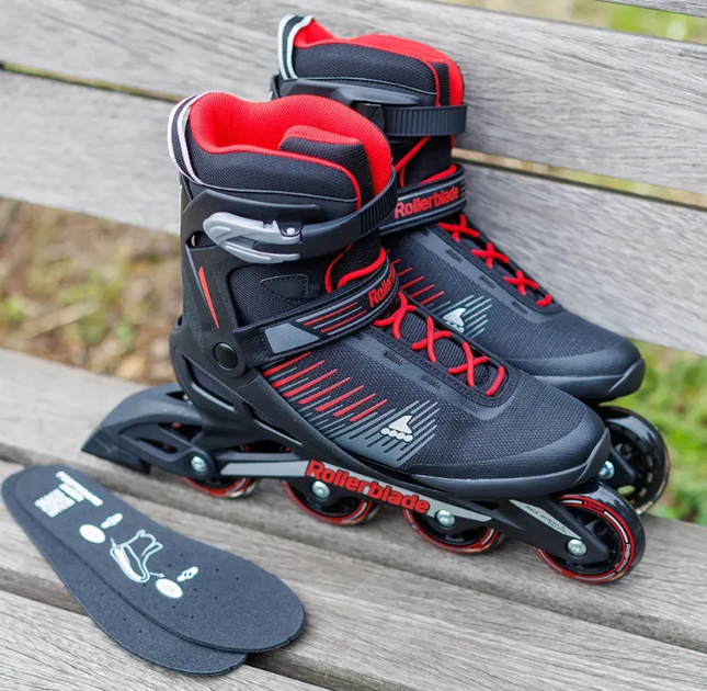Rollerblade ролики Zetrablade black-red 270 (270) - Фото 6 Rollerblade ролики Zetrablade black-red 270 (270) - зображення 6