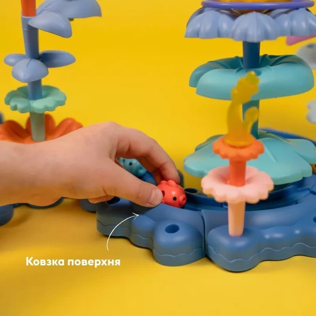Ігровий набір-конструктор OTAMANKO Flower Таємничий океан з китом-левітатором та ігровими фігурками 108 деталей (5320370) - зображення 5