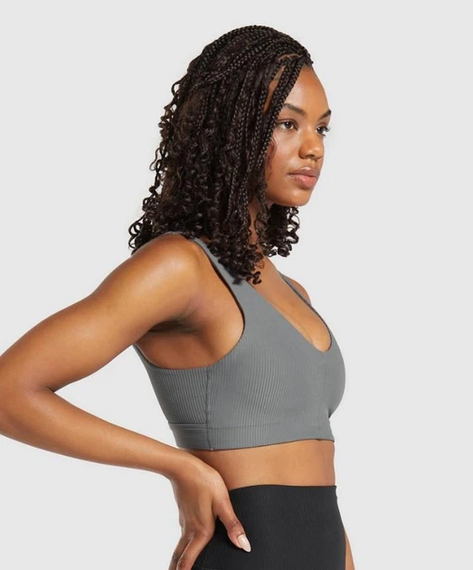 Спортивный топ для фитнеса женский Gymshark 194799 S Бордо (2200005144510) - Фото 3 Спортивный топ для фитнеса женский Gymshark 194799 S Бордо (2200005144510) - изображение 3