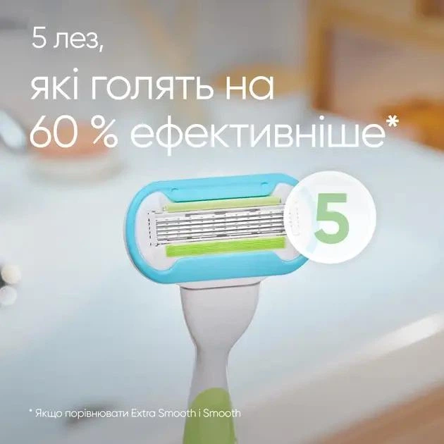 Кассеты для бритья (лезвия) женские Gillette Venus Extra Smooth 8 шт. (448335852) - Фото 3 Кассеты для бритья (лезвия) женские Gillette Venus Extra Smooth 8 шт. (448335852) - изображение 3