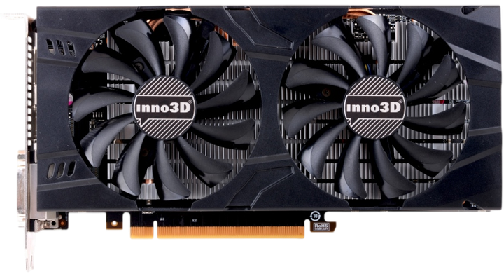 Відеокарта GeForce GTX 1060 6GB Inno3D Twin X2 (N106F-5SDN-N5GS) Б/В - Фото 2 Відеокарта GeForce GTX 1060 6GB Inno3D Twin X2 (N106F-5SDN-N5GS) Б/В - зображення 2