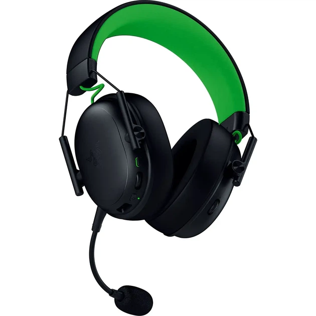 Навушники бездротові Razer Blackshark V3 X Hyperspeed для Xbox Чорно-зелені (RZ04-05420200-R3M1) - зображення 3