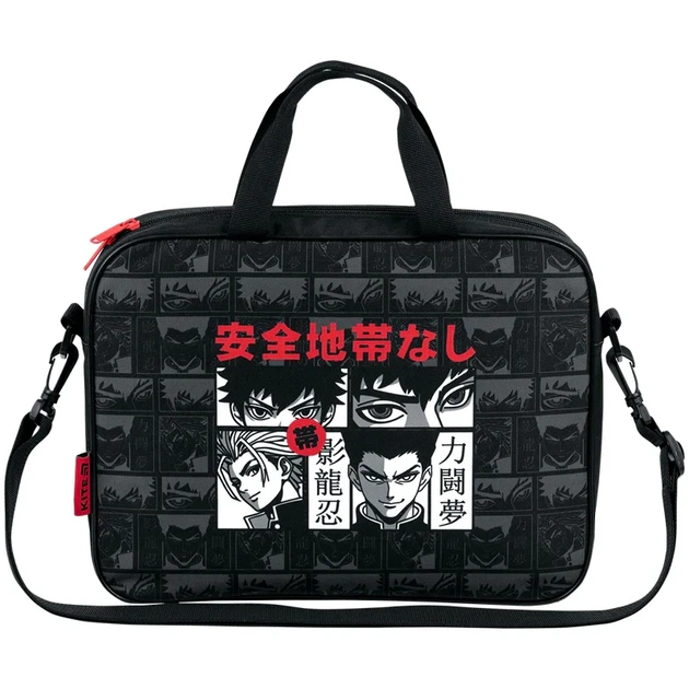Шкільна текстильна сумка Kite Anime K26-589-3 - Фото 2 Шкільна текстильна сумка Kite Anime K26-589-3 - зображення 2