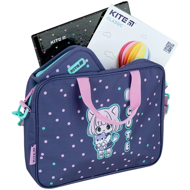 Школьная текстильная сумка Kite Be Friends K26-589-1 - Фото 5 Школьная текстильная сумка Kite Be Friends K26-589-1 - изображение 5