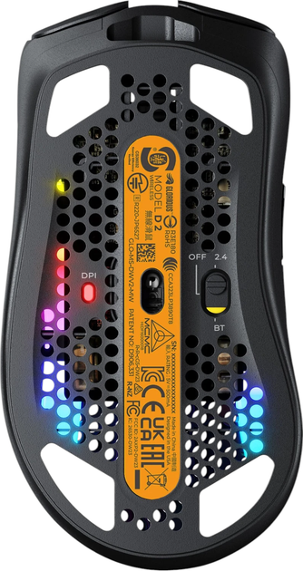 Mysz Glorious Model D 2 Wireless Black (GLO-MS-DWV2-MB) - obraz 5