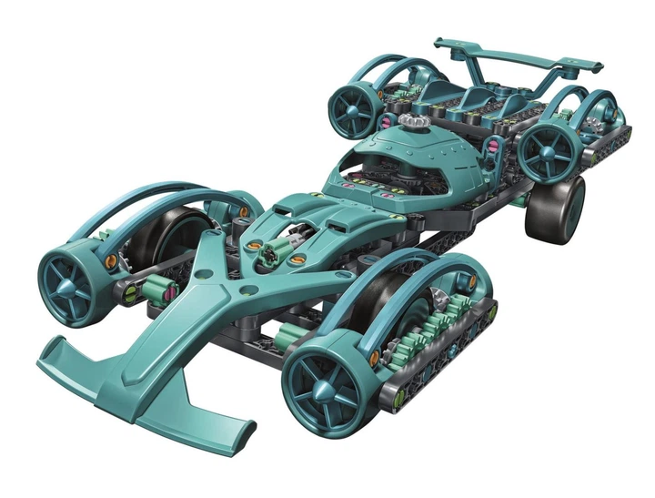  Конструктор Clementoni Лабораторія механіки Надзвуковий автомобіль 50439 (8005125504398) - зображення 3