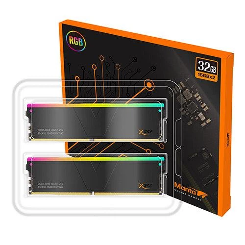 Пам'ять для настільних комп'ютерів DDR5 32GB (2x16) V-Color 6000MHz Manta XSky RGB (TMXSL1660830KWK), CL30-38-38-96, SK Hynix IC RGB, AMD EXPO - Фото 3 Пам'ять для настільних комп'ютерів DDR5 32GB (2x16) V-Color 6000MHz Manta XSky RGB (TMXSL1660830KWK), CL30-38-38-96, SK Hynix IC RGB, AMD EXPO - зображення 3