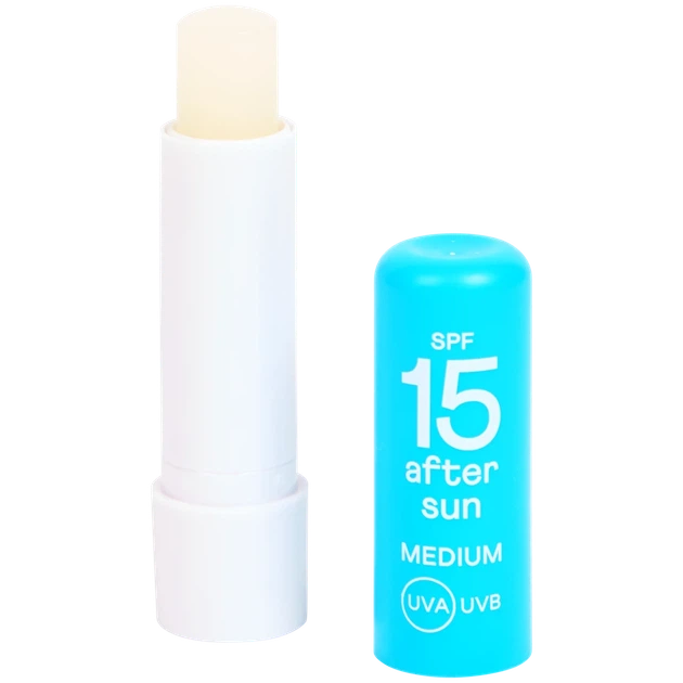 Веганский бальзам для губ после солнца SPF 15, с ментолом, охлаждает, успокаивает и восстанавливает - изображение 2