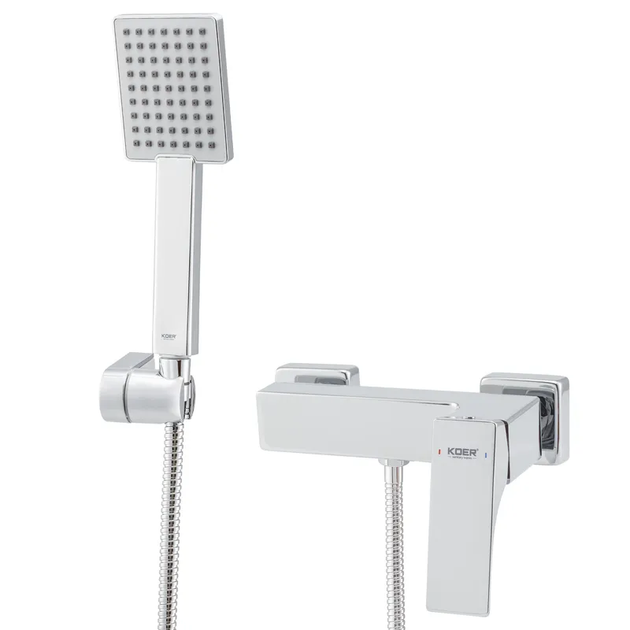 Змішувач для душу KOER KB-30010-01 (Колір хром) (KR3486) - Фото 1 Змішувач для душу KOER KB-30010-01 (Колір хром) (KR3486) - зображення 1