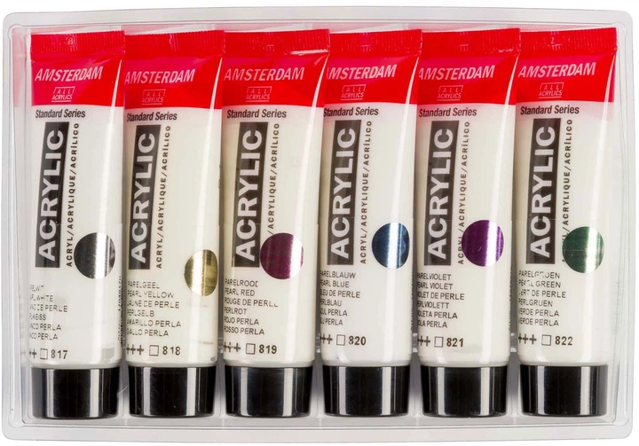 Набір акрилових фарб Bruynzeel Amsterdam Standard 6 x 20 мл (8712079398798) - зображення 2