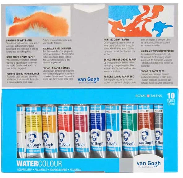 Набір акрилових фарб Van Gogh 10 x 10 мл (8712079231491) - зображення 2