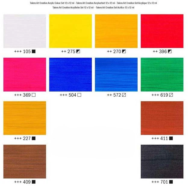Набір акрилових фарб Royal Talens Art Creation 12 x 12 мл (8712079517922) - зображення 3