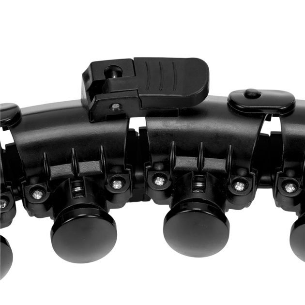 Hula-hop Actiget Z obciążeniem Czarny (5908455309585) - obraz 9