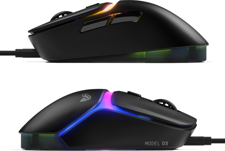 Mysz Glorious Model D3 USB Black (GLO-D3-W-BLK) - obraz 4