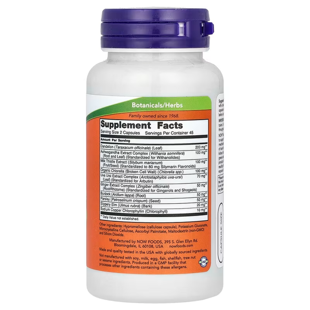 Детокс та очищення NOW Foods (Detox & Cleanse) 90 капсул NOW02456 - зображення 2