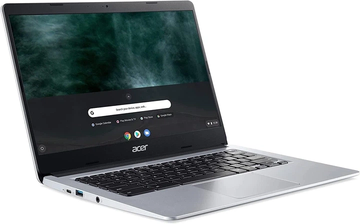 Ноутбук 14" Acer Chromebook 314 CB314-1H-C2KX Intel Celeron N4020 RAM 4GB eMMC 64GB 12час батарея Chrome OS (UKR) Б/В b1 - изображение 2