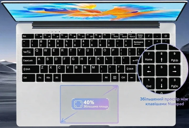 Ноутбук 15.6" Insoluxia 50095 Intel Celeron N4000 RAM 8GB SSD 256GB Windows 11 (UKR) Б/В - изображение 6