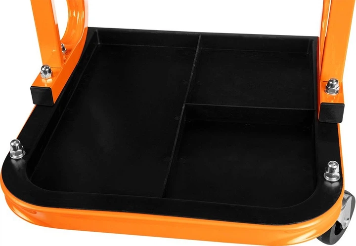 Stołek warsztatowy NEO Tools na kółkach z półką na narzędzia 11-604 (5907558477269) - obraz 3