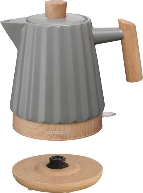 Czajnik elektryczny Concept Birdy RK0092 Ciemnoszary - obraz 7
