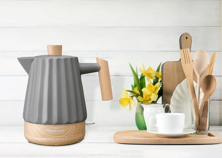 Czajnik elektryczny Concept Birdy RK0092 Ciemnoszary - obraz 9