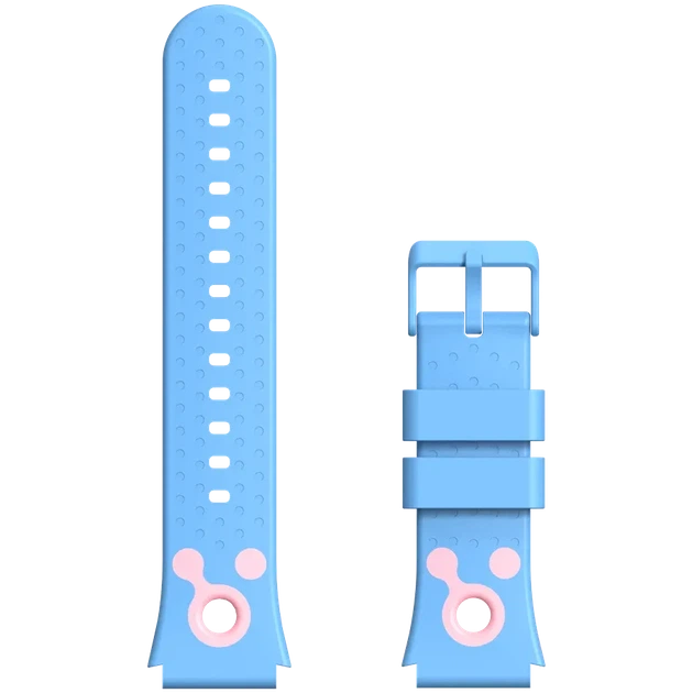 Smartwatch Canyon Kids Zefir KW-49 E-SIM 4G GPS WiFi Różowo-niebieski (CNE-KW49PB) - obraz 6