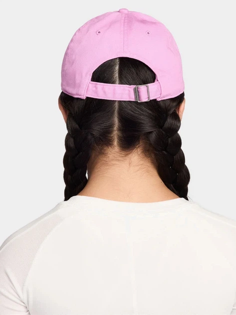 Czapka z daszkiem dziecięca Nike K Nk Club Cap Us Cb Fut Wsh FB5063-503 Różowa (198487804379) - obraz 2