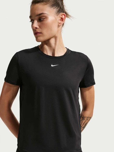 Koszulka sportowa damska Nike W Nk One Classic Df Ss Top FN2798-013 L Czarna (198727266165) - obraz 6