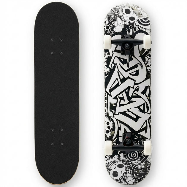 Скейтборд деревянный SP-Sport Skateboard Graffiti 4411-2 размер 78х20см - зображення 3