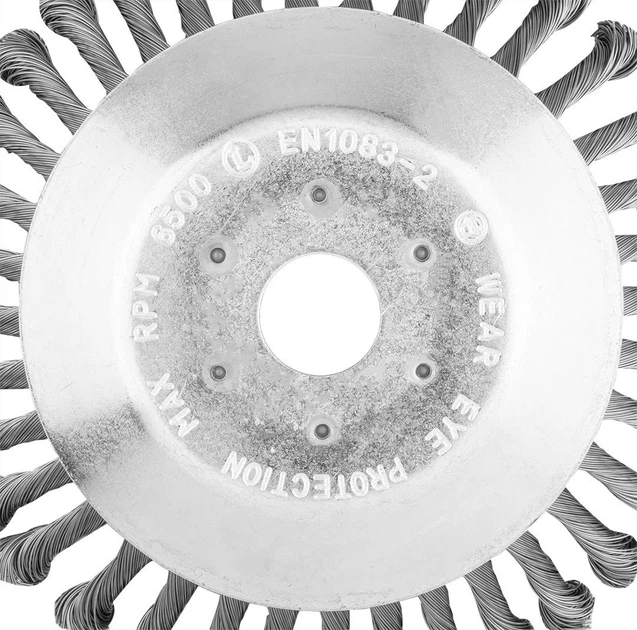 Щітка тверда дротяна NEO Tools для бензинового тримера 200 x 25.4 мм 55-101 (5906692003228) - зображення 2