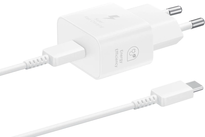 Мережевий зарядний пристрій Samsung T2510 Type-C Adapter 25W White (8806094912081) - зображення 4