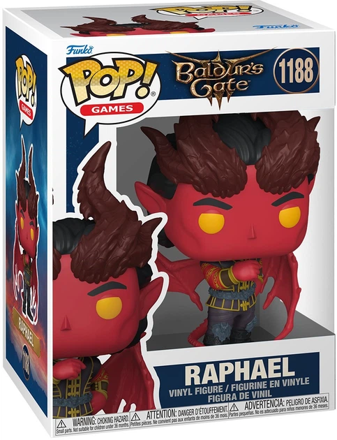 Фігурка Funko POP! Games: Baldurs Gate 3 Raphael 12.2 см 91594 (889698915946) - Фото 1 Фігурка Funko POP! Games: Baldurs Gate 3 Raphael 12.2 см 91594 (889698915946) - зображення 1