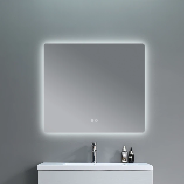 Зеркало Qtap Taurus (TA2) 800×700 мм с LED-подсветкой Touch, с антизапотеванием, с диммером, рег. темп. цвета (3000-6500K) QTTAU70070048955 - изображение 8