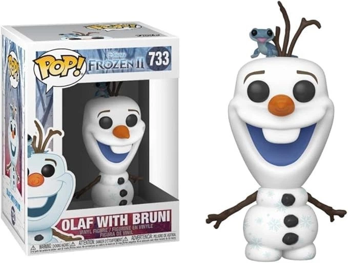 Фігурка Funko POP! Disney: Frozen 2 Olaf with Bruni 10 см 46585 (889698465854) - зображення 2