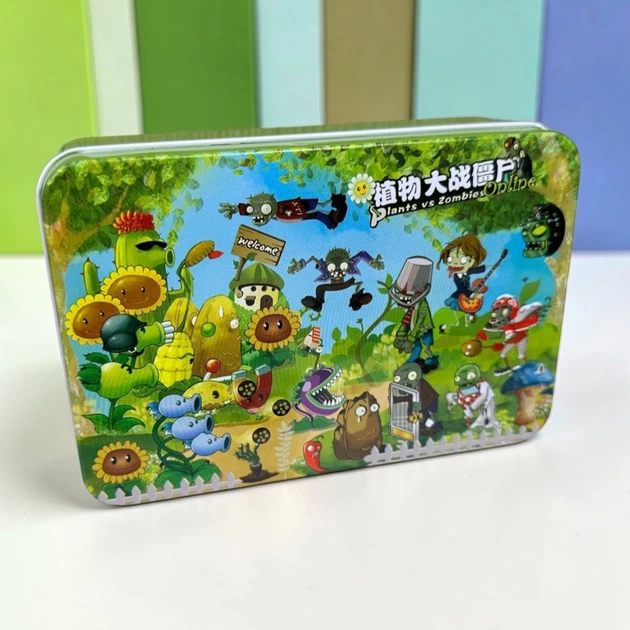 Детские пазлы развивающие Plants vs Zombies в металлической коробочке, пазлы для детей Растения против Зомби(KS_2618281764) - Фото 1 Детские пазлы развивающие Plants vs Zombies в металлической коробочке, пазлы для детей Растения против Зомби(KS_2618281764) - изображение 1
