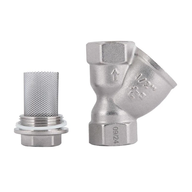 Фильтр грубой очистки Thermo Alliance Forte 1/2"В никель для воды косой TAF124W15 - изображение 6