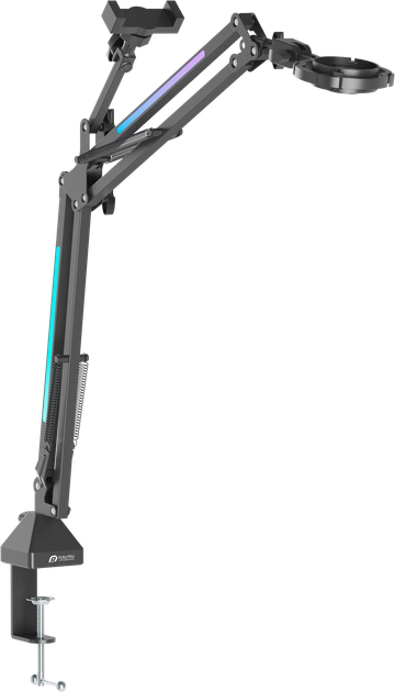 Универсальный пантограф для микрофона с держателем для смартфона OfficePro RGB Black (SA730B) - изображение 3