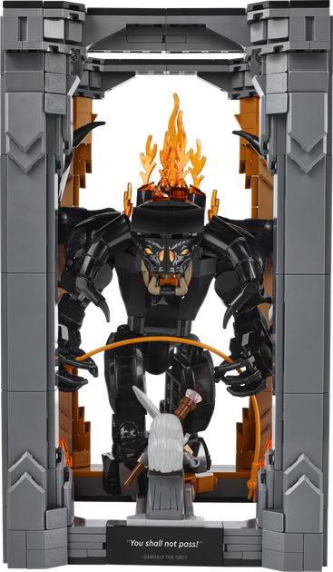 Конструктор LEGO Icons Володар перснів: Бук-нук з Балрогом 1201 елемент (10367) - зображення 2