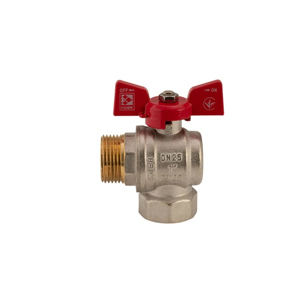 Кран шаровой Koer 1" ГШМ угловой (KR.208) (KR2807) - изображение 2
