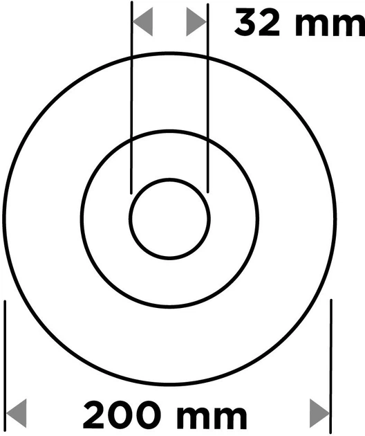 Дротяна щітка фронтальна Graphite 200 x 32 мм 57T401 (5902062118967) - зображення 4
