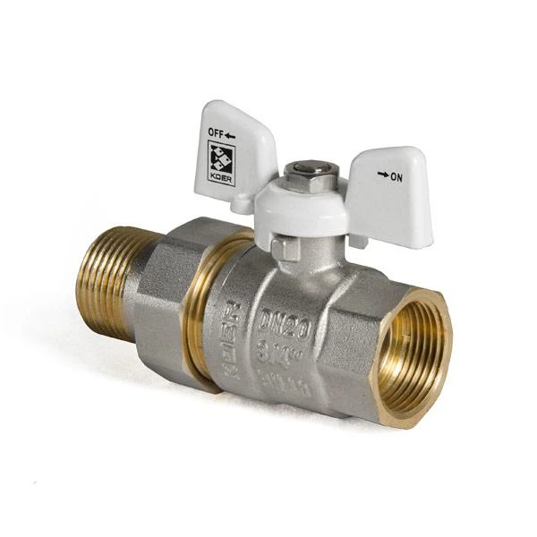Кран з американкою 3/4" (Koer KR.227.W) білий (KR0097) - зображення 3