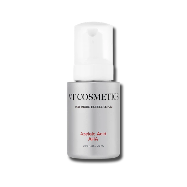 Мікропінна сироватка з азелаїновою та AHA, BHA, PHA-кислотами VT AZ AHA RED MICRO BUBBLE SERUM, 70ml - Фото 1 Мікропінна сироватка з азелаїновою та AHA, BHA, PHA-кислотами VT AZ AHA RED MICRO BUBBLE SERUM, 70ml - изображение 1