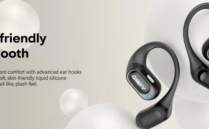Бездротові навушники Open-Ear QXUFV QX68 з Bluetooth 5.4 та глибоким басом - Фото 5 Бездротові навушники Open-Ear QXUFV QX68 з Bluetooth 5.4 та глибоким басом - зображення 5