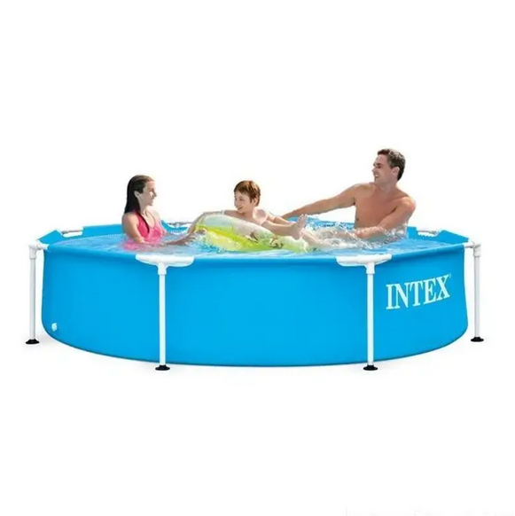 Каркасный бассейн Intex , 244 x 51 см (каркас, чаша, тент, подстилка) - изображение 4